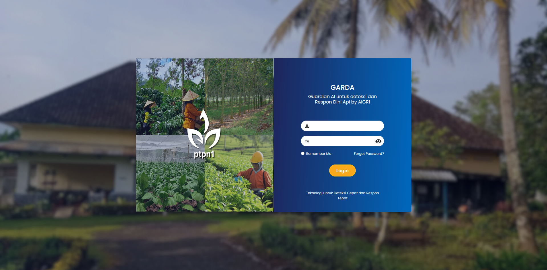 Guardian AI untuk deteksi dan Respon Dini Api